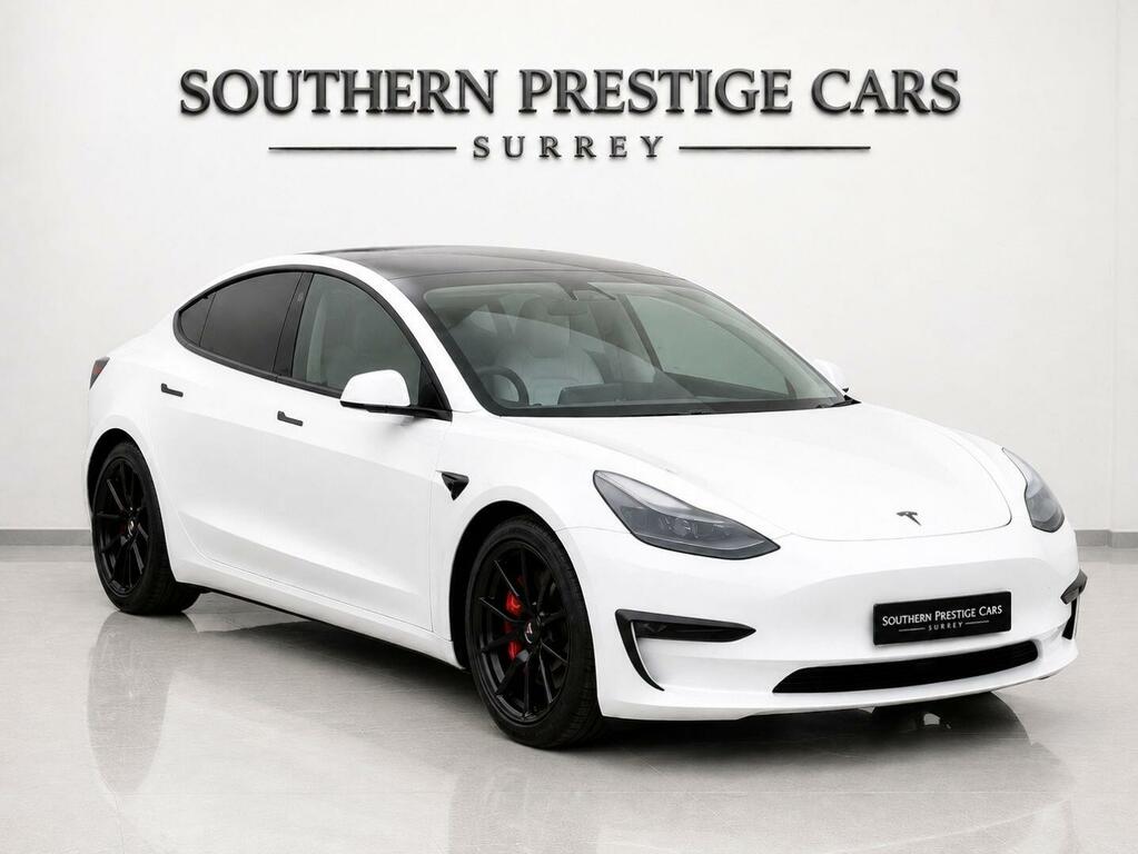 Tesla Model 3 Dual Motor Long Range 4Wde White