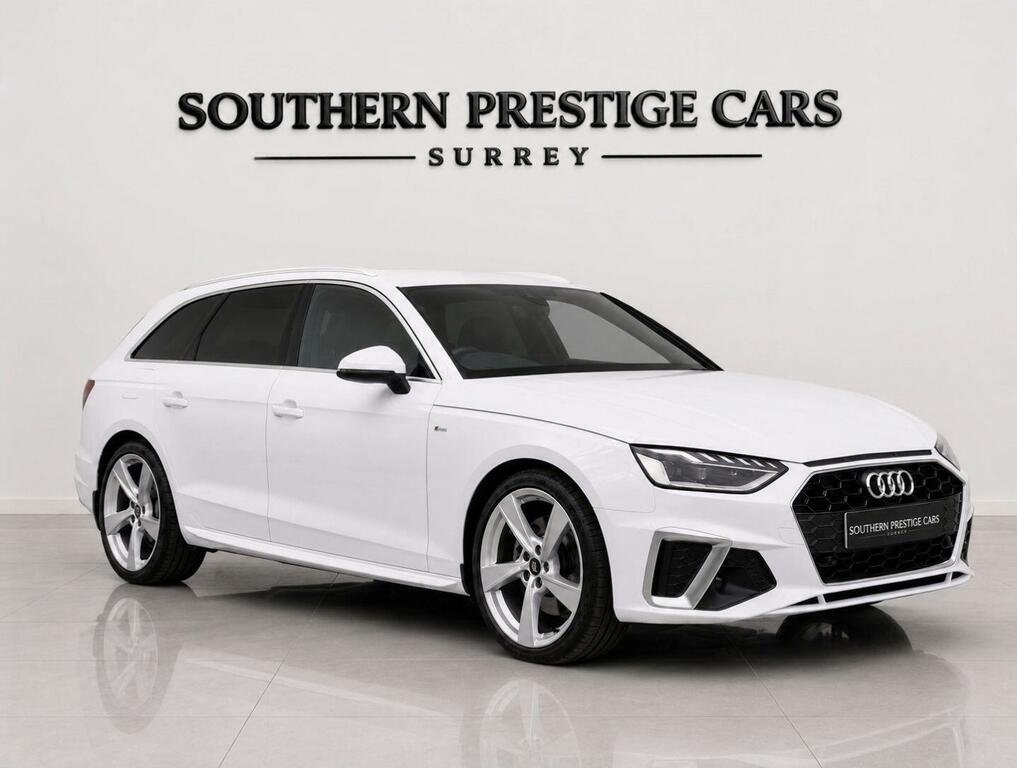 Audi A4 Avant 2.0 Tfsi 35 S Line S Tronic Euro 6 Ss White