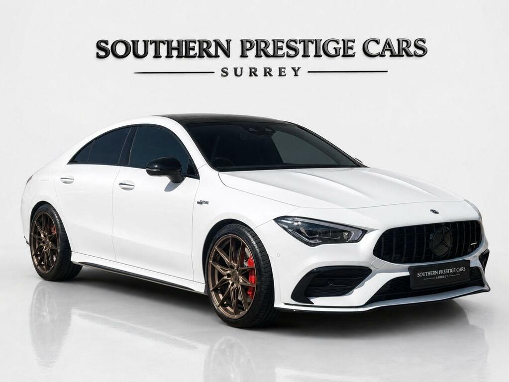 Mercedes-Benz CLA Class 2.0 Cla35 Amg Premium Plus Coupe 7G-dct 4Matic E White