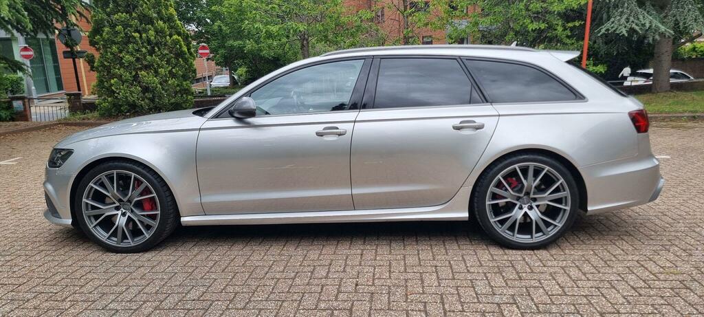 Audi RS6 Avant 4.0 Tfsi V8 Performance Tiptronic Quattro Euro 6 Silver #5