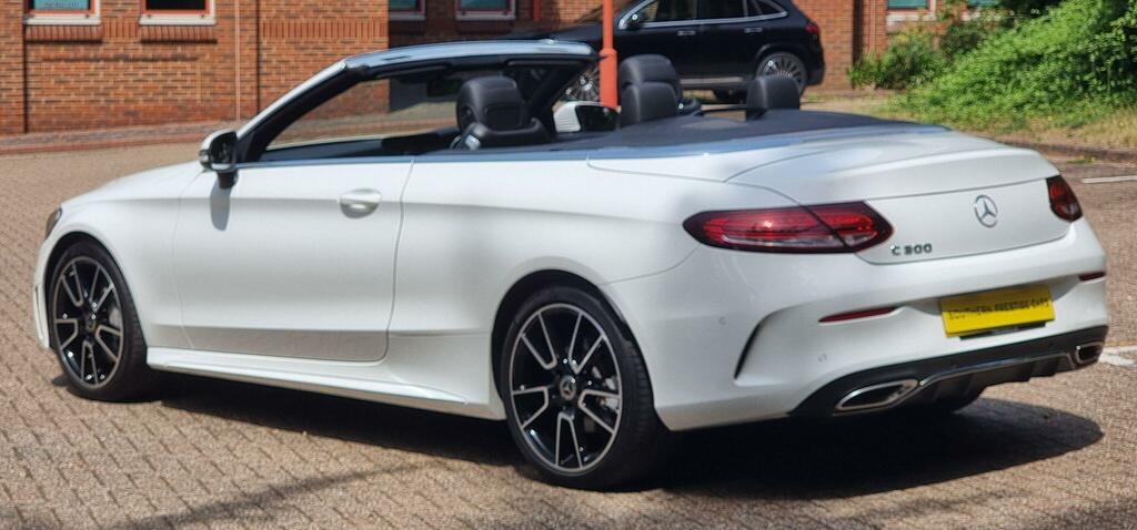 Mercedes-Benz C Class 2.0 C300 Amg Line Premium Cabriolet G-tronic Eu White #4