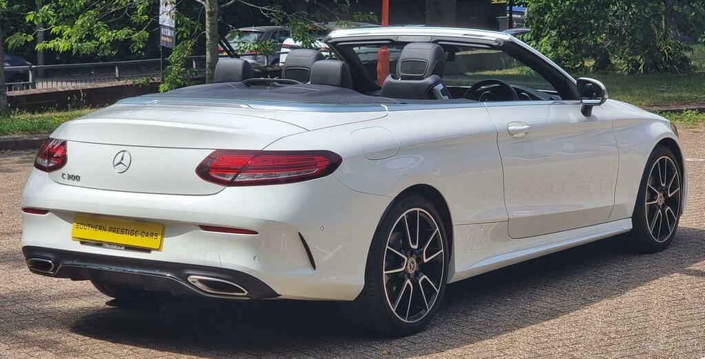 Mercedes-Benz C Class 2.0 C300 Amg Line Premium Cabriolet G-tronic Eu White #3