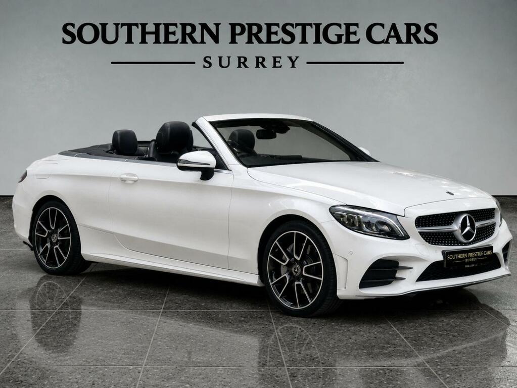 Mercedes-Benz C Class 2.0 C300 Amg Line Premium Cabriolet G-tronic Eu White