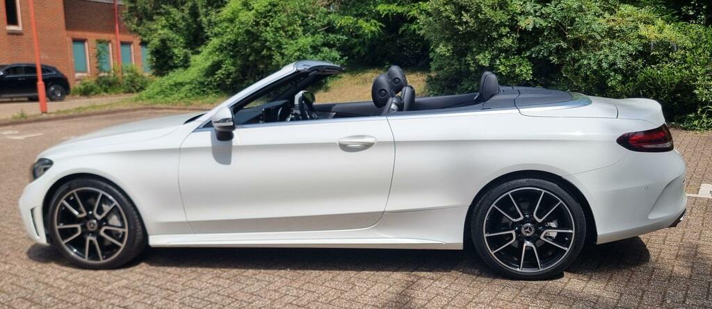Mercedes-Benz C Class 2.0 C300 Amg Line Premium Cabriolet G-tronic Eu White #5