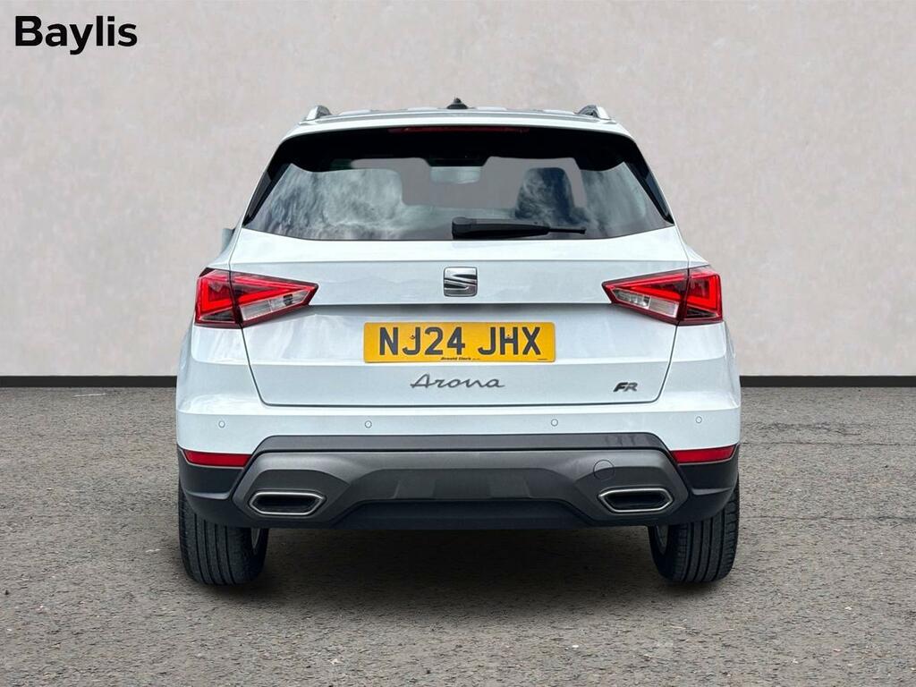 Seat Arona 1.0 Tsi 110 Fr NJ24JHX White #5