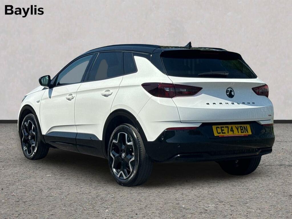 Vauxhall Grandland 1.2 Hybrid 136 Ultimate E-dct6 Pan Roof CE74YBN White #6