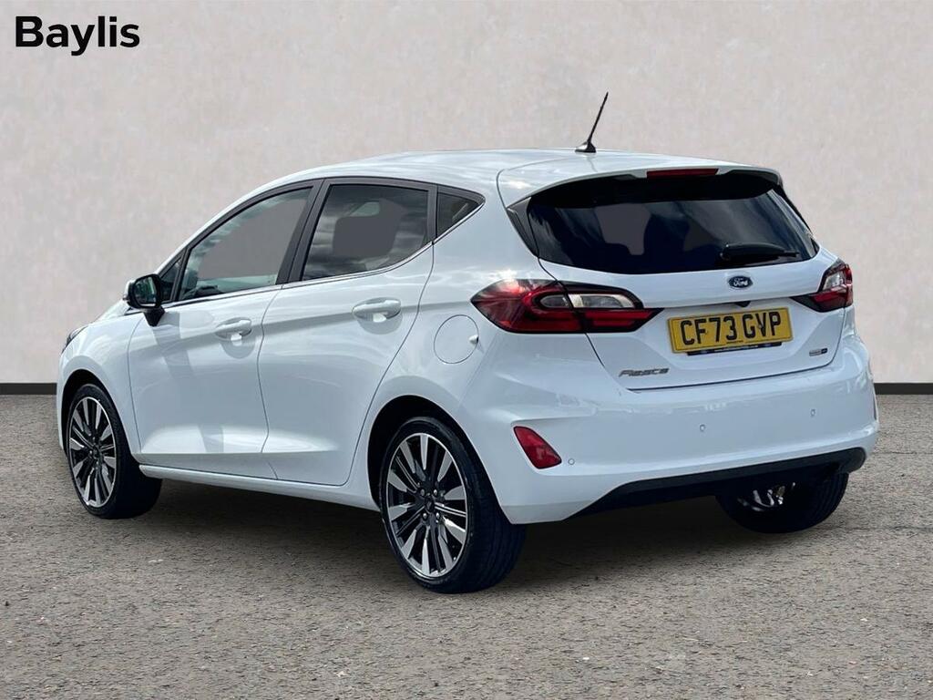 Ford Fiesta 1.0 Ecoboost Hybrid Mhev 125 Titanium X CF73GVP White #6