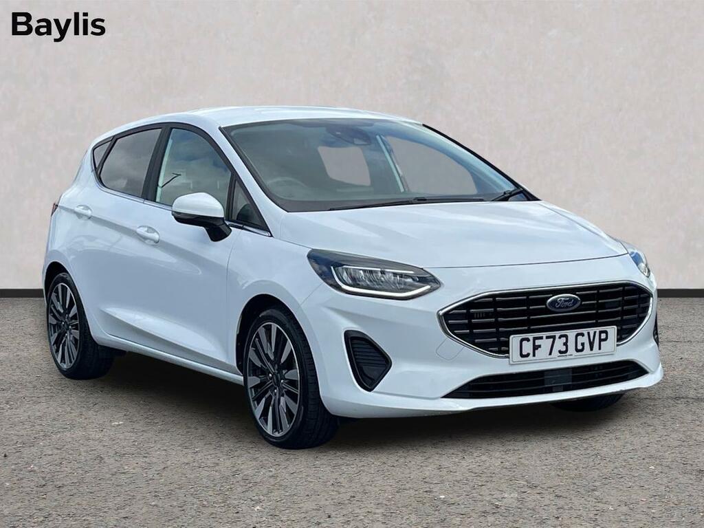 Ford Fiesta 1.0 Ecoboost Hybrid Mhev 125 Titanium X White