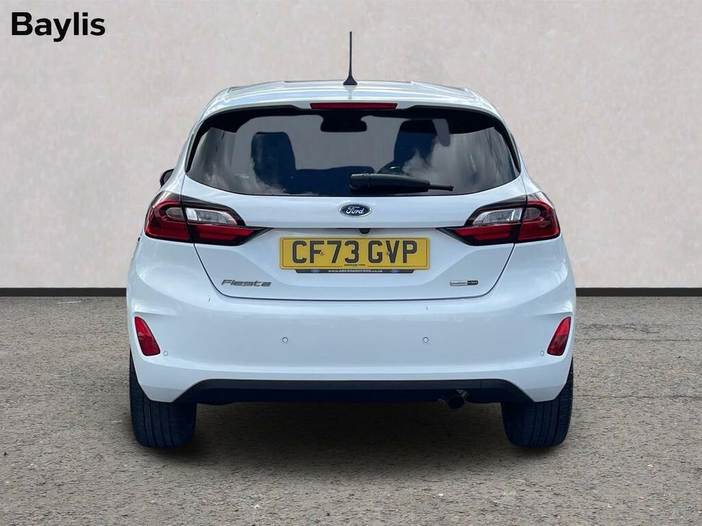 Ford Fiesta 1.0 Ecoboost Hybrid Mhev 125 Titanium X CF73GVP White #5