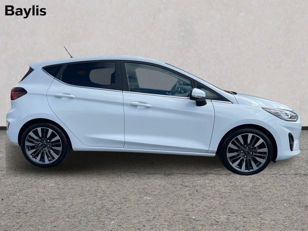 Ford Fiesta 1.0 Ecoboost Hybrid Mhev 125 Titanium X CF73GVP White #4