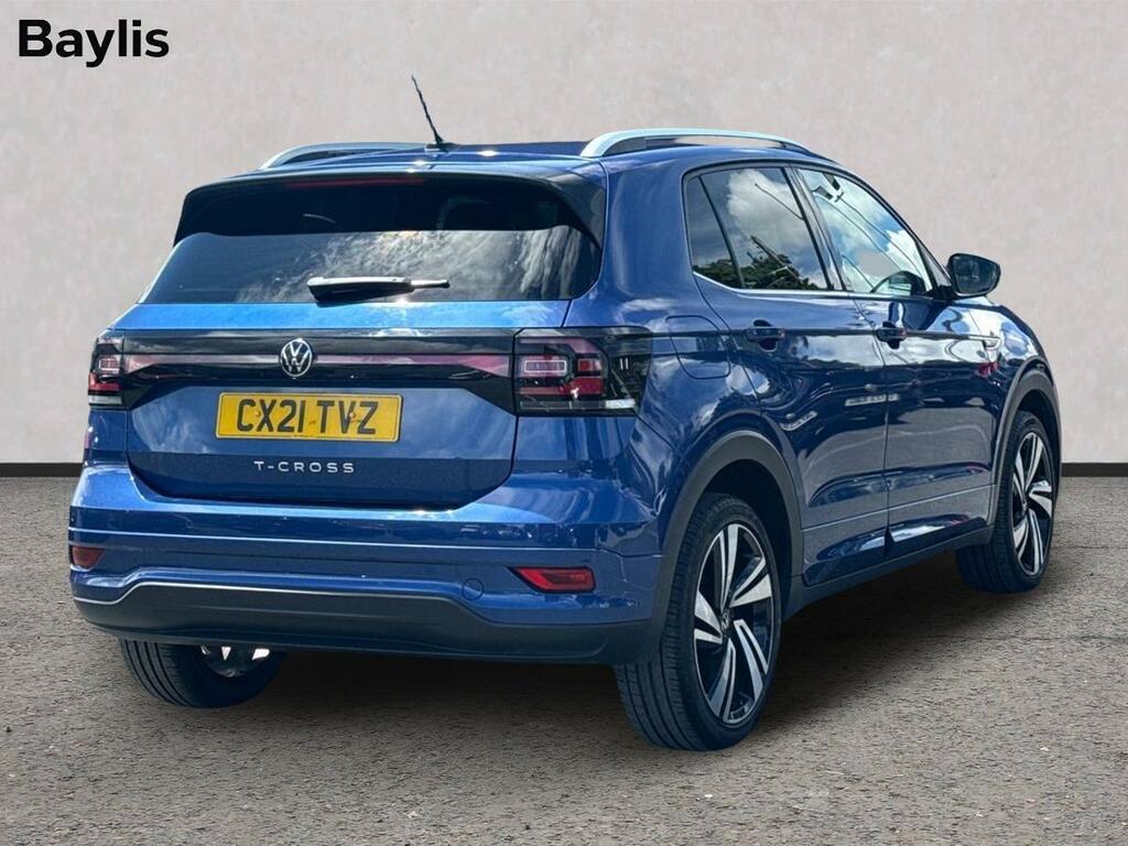 Volkswagen T-Cross 1.5 Tsi Evo R-line Dsg CX21TVZ Blue #2