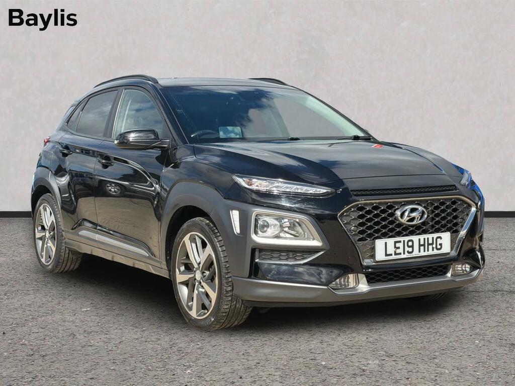 Hyundai Kona 1.0T Gdi Blue Drive Premium Se LE19HHG Black