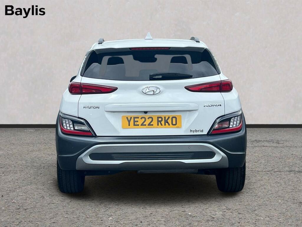 Hyundai Kona 1.6 Gdi Hybrid Ultimate Dct White #5