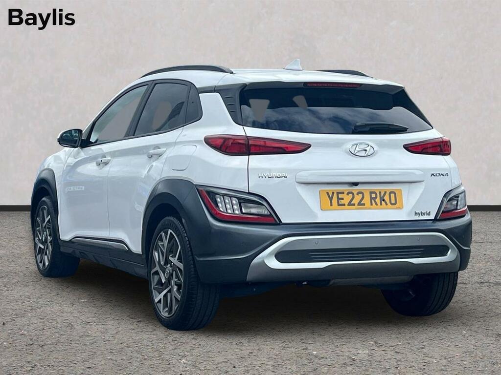 Hyundai Kona 1.6 Gdi Hybrid Ultimate Dct White #6