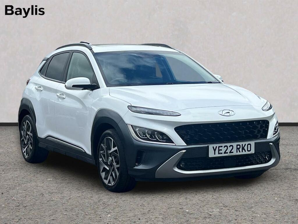Hyundai Kona 1.6 Gdi Hybrid Ultimate Dct White