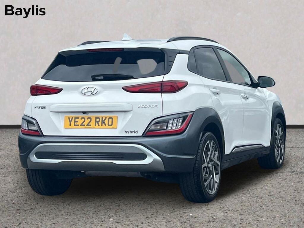 Hyundai Kona 1.6 Gdi Hybrid Ultimate Dct White #2