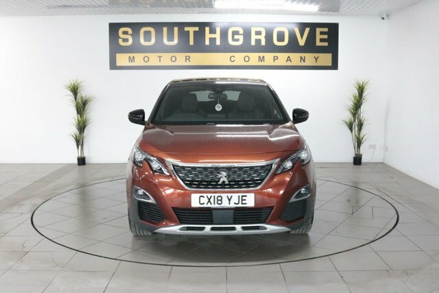 Peugeot 3008 1.6 Bluehdi Gt Line Suv Euro 6 CX18YJE Brown #2