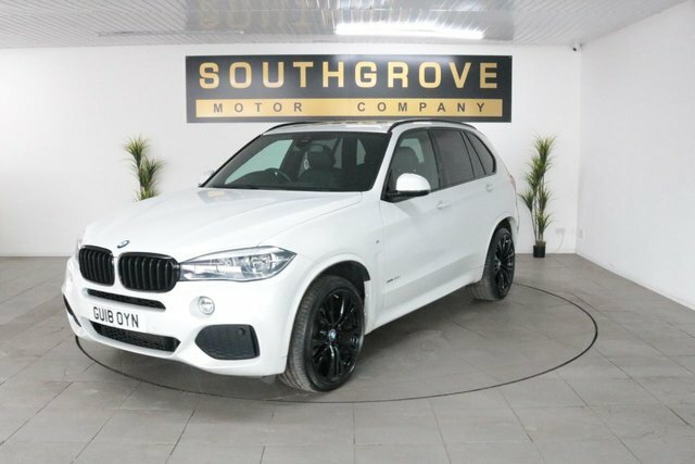 BMW X5 3.0 40D M Sport Suv Xdrive Euro 6 GU18OYN White #2