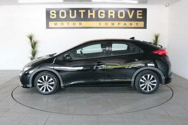 Honda Civic 1.6 I-dtec Se Hatchback Euro 5 Black #4