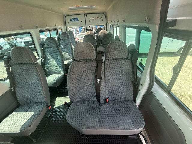 Ford Transit Custom 350 Beavertail Plant Truck 1 Owner 41K White #17