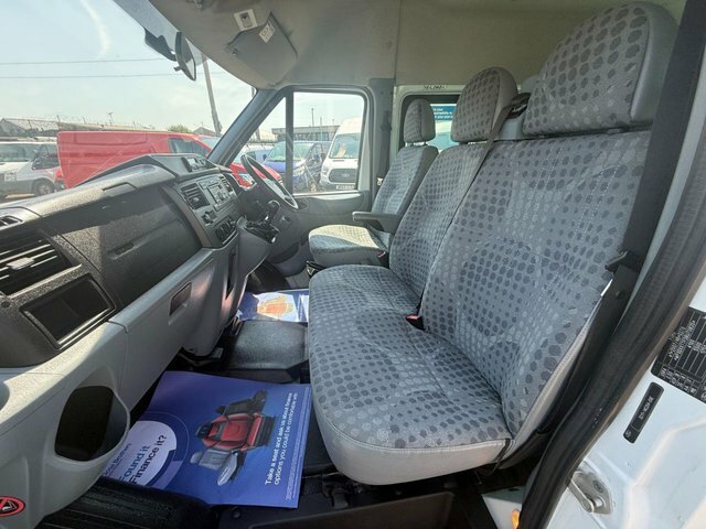 Ford Transit Custom 350 Beavertail Plant Truck 1 Owner 41K White #10