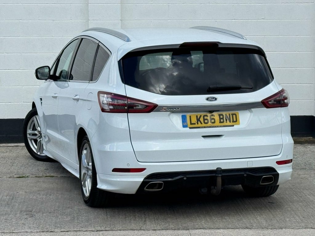 Ford S-Max 2.0 Tdci 210 Titanium Sport Powershift White #10