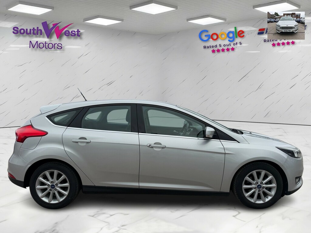 Ford Focus Hatchback 1.0 T Ecoboost Titanium 201666 HG66PMY Silver #3