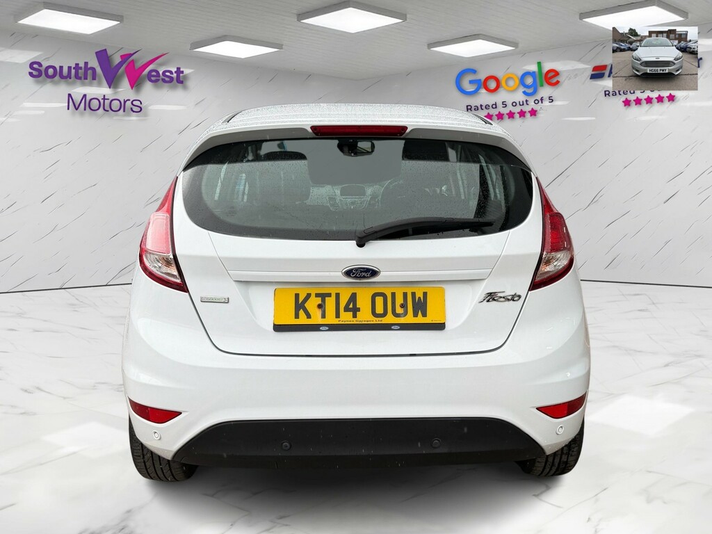 Ford Fiesta Hatchback 1.0 T Ecoboost Zetec 201414 KT14OUW White #6