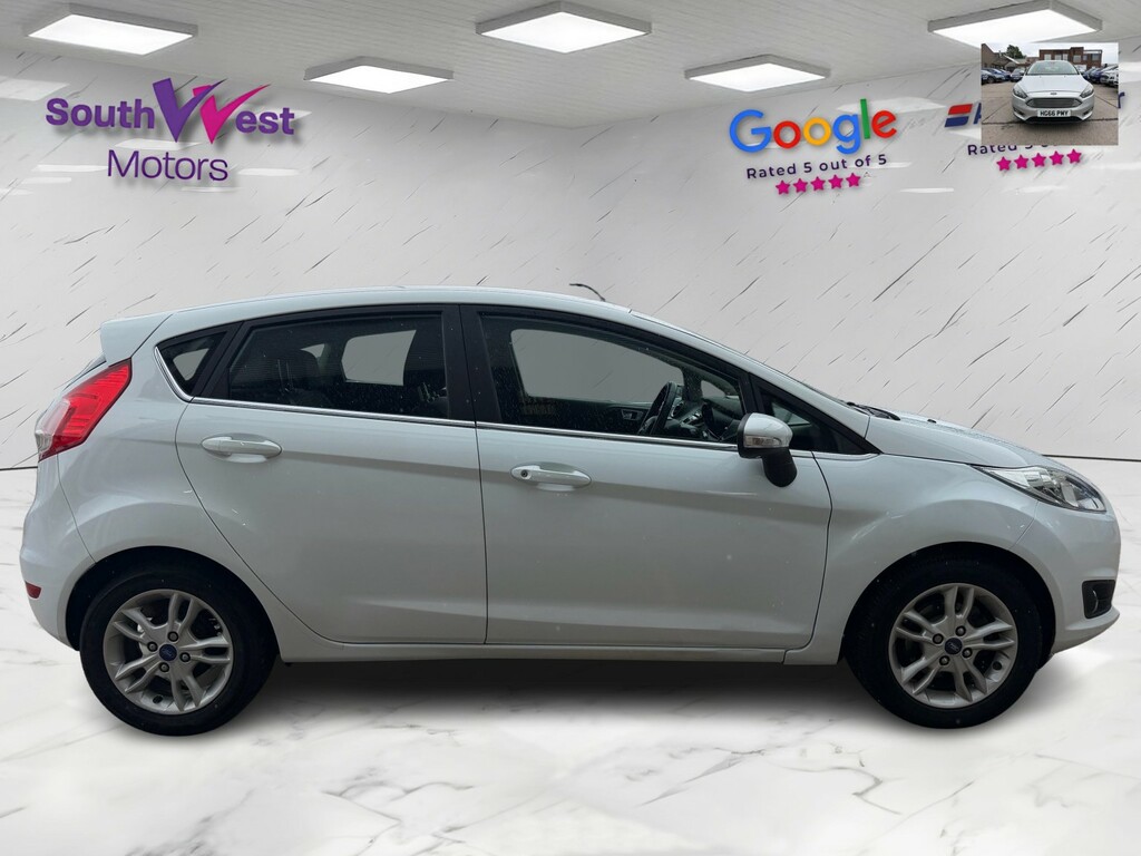 Ford Fiesta Hatchback 1.0 T Ecoboost Zetec 201414 KT14OUW White #3