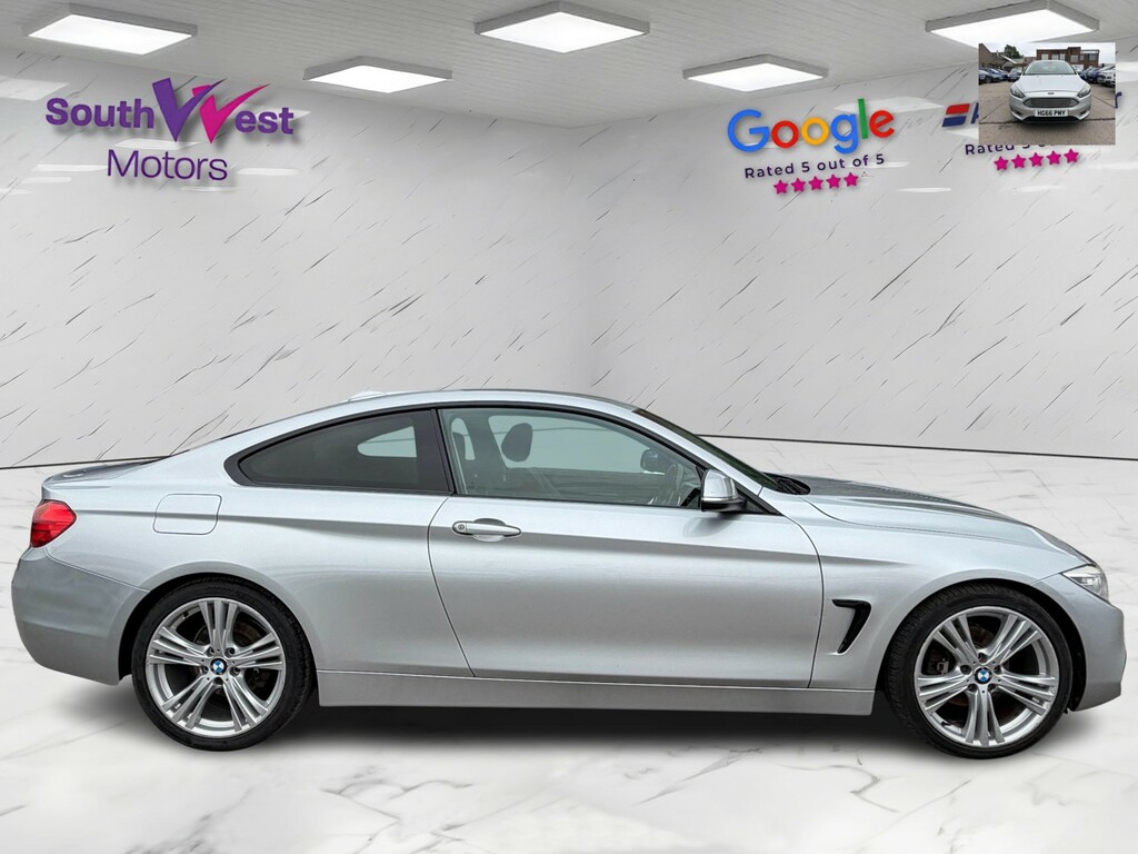 BMW 4 Series Gran Coupe Coupe 2.0 420D Sport Coupe 201414 GF14MHM Silver #3