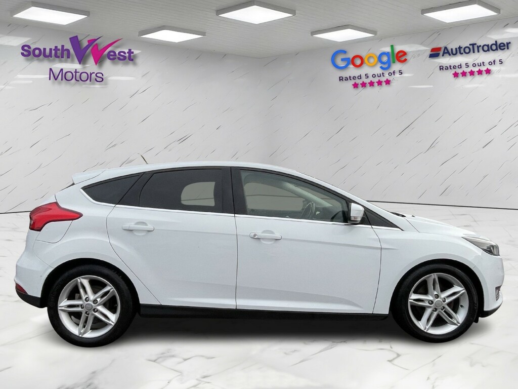 Ford Focus 1.0 T Ecoboost Zetec White #4
