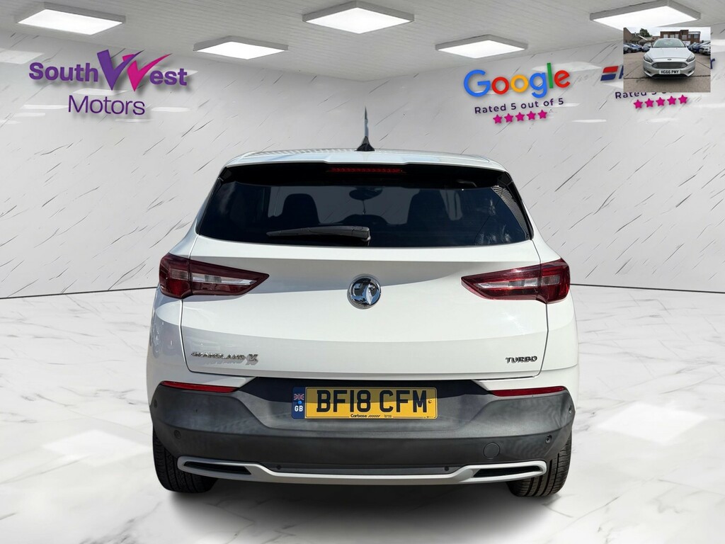 Vauxhall Grandland X Suv 1.2 Turbo Sport Nav 201818 BF18CFM White #6
