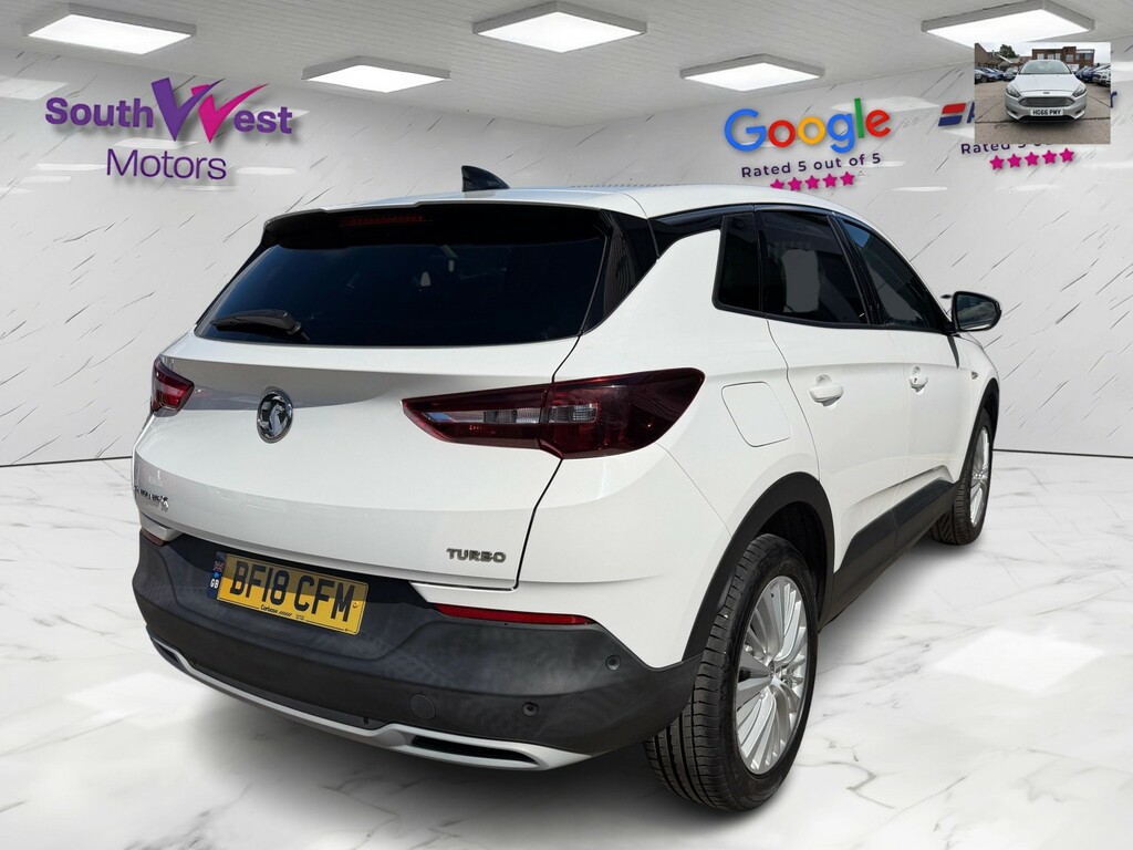 Vauxhall Grandland X Suv 1.2 Turbo Sport Nav 201818 BF18CFM White #5