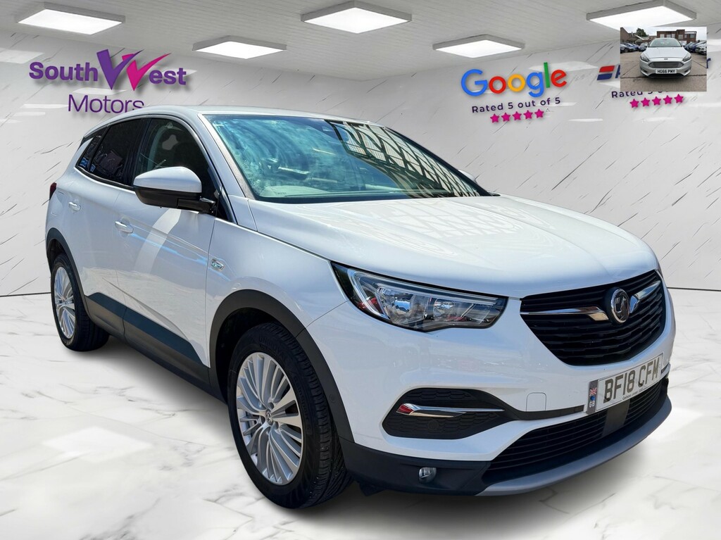 Vauxhall Grandland X Suv 1.2 Turbo Sport Nav 201818 White