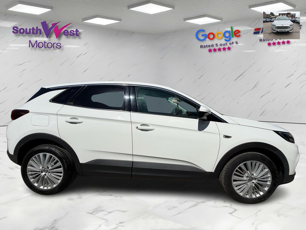 Vauxhall Grandland X Suv 1.2 Turbo Sport Nav 201818 BF18CFM White #3