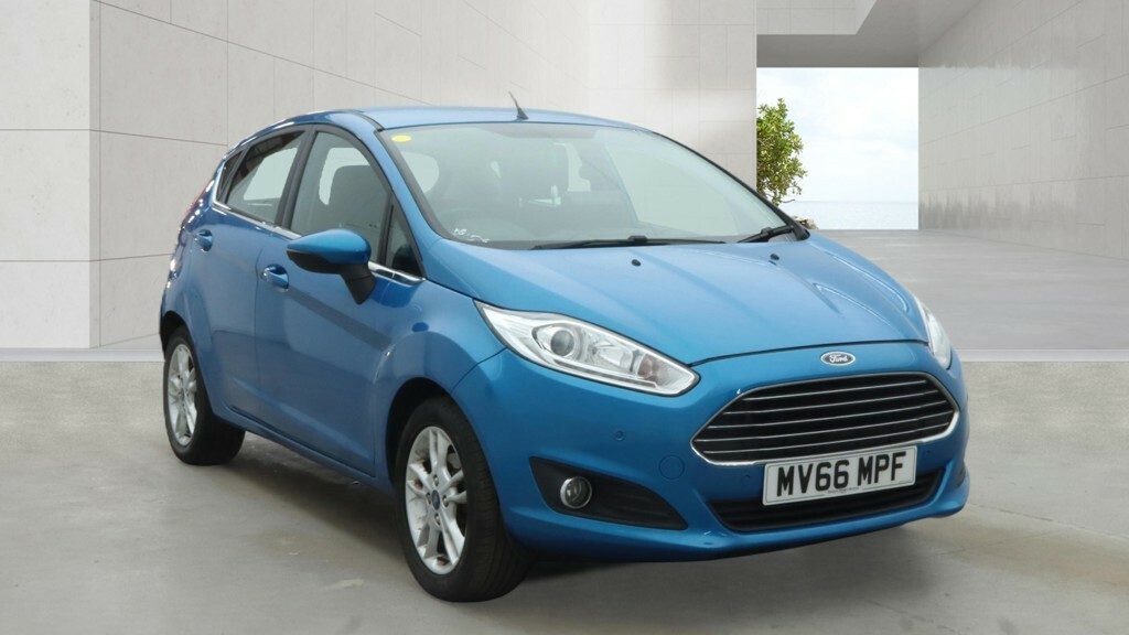Ford Fiesta Hatchback 1.0 T Ecoboost Zetec 201666 MV66MPF Blue