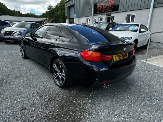 BMW 4 Series Gran Coupe 420D M Sport Hatchback CY15DXM Black #5