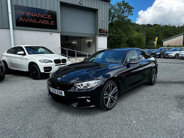 BMW 4 Series Gran Coupe 420D M Sport Hatchback CY15DXM Black #4