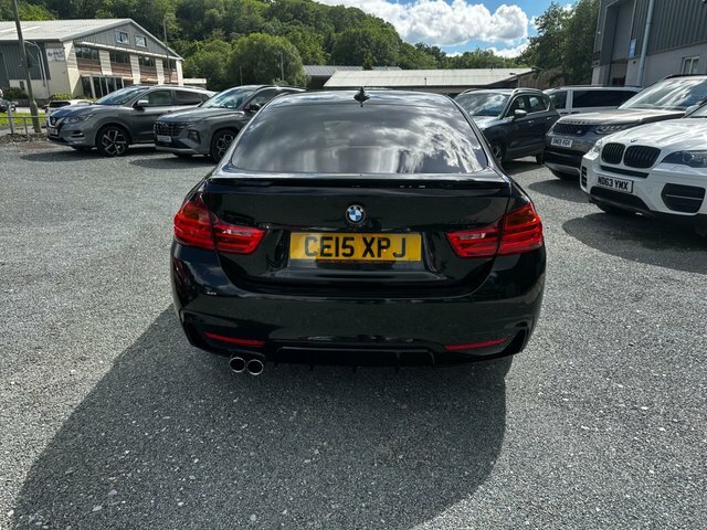 BMW 4 Series Gran Coupe 435D M Sport Hatchback Black #4