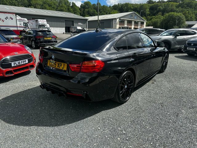 BMW 4 Series Gran Coupe 435D M Sport Hatchback Black #5
