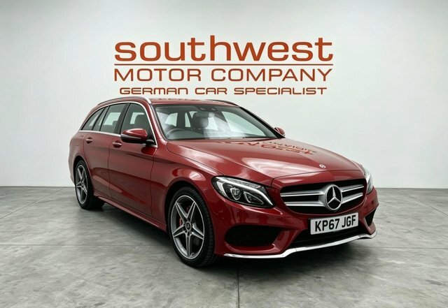 Mercedes-Benz C Class C200 Amg Line Estate Red