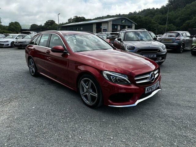 Mercedes-Benz C Class C200 Amg Line Estate Red #2