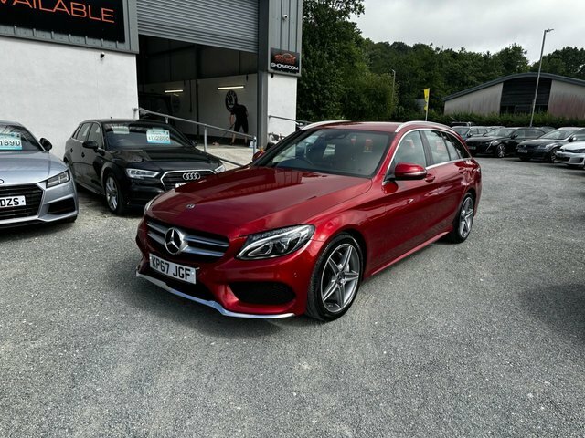 Mercedes-Benz C Class C200 Amg Line Estate Red #4