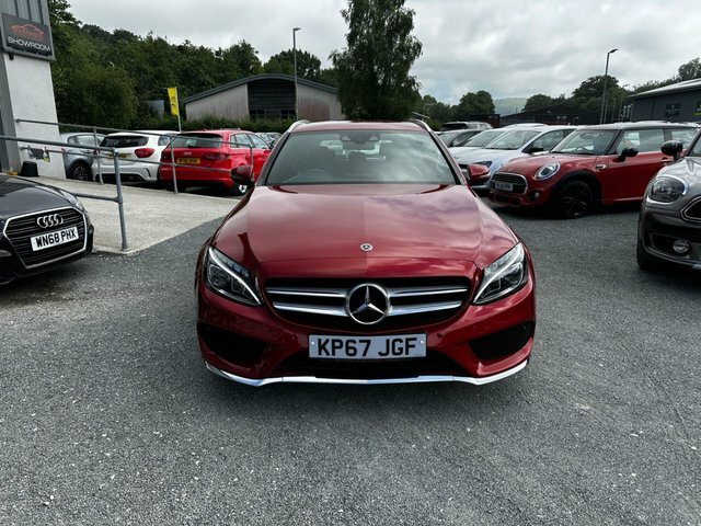 Mercedes-Benz C Class C200 Amg Line Estate Red #3