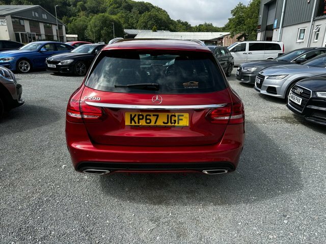 Mercedes-Benz C Class C200 Amg Line Estate Red #6