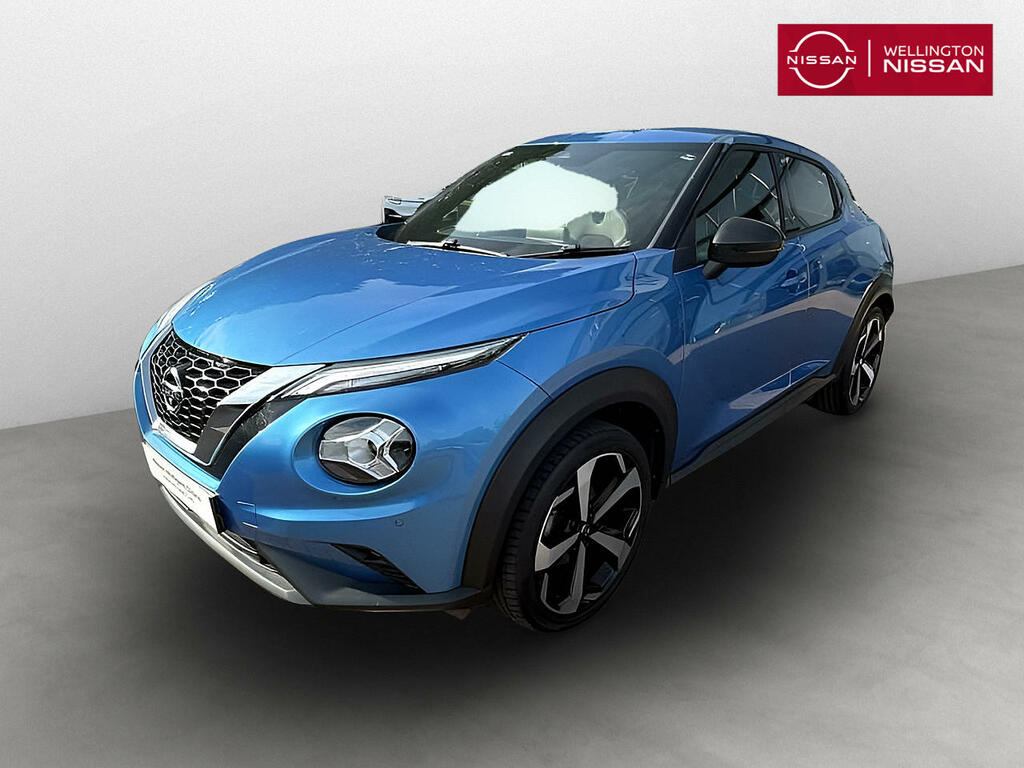 Nissan Juke 1.0 Dig-t Tekna Dct Blue #3
