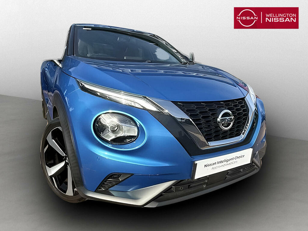 Nissan Juke 1.0 Dig-t Tekna Dct Blue #2