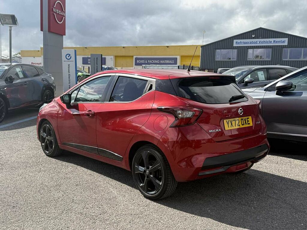 Nissan Micra 1.0 Ig-t 92 N-sport Cvt YX72OXE Red #6