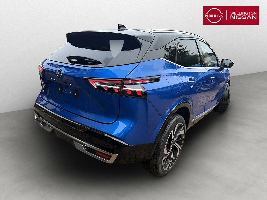 Nissan Qashqai 1.3 Dig-t Mh 158 Tekna Xtronic Blue #3