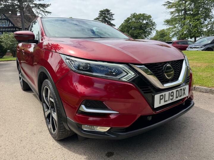 Nissan Qashqai 1.3 Dig-t Tekna Euro 6 Ss Red #6